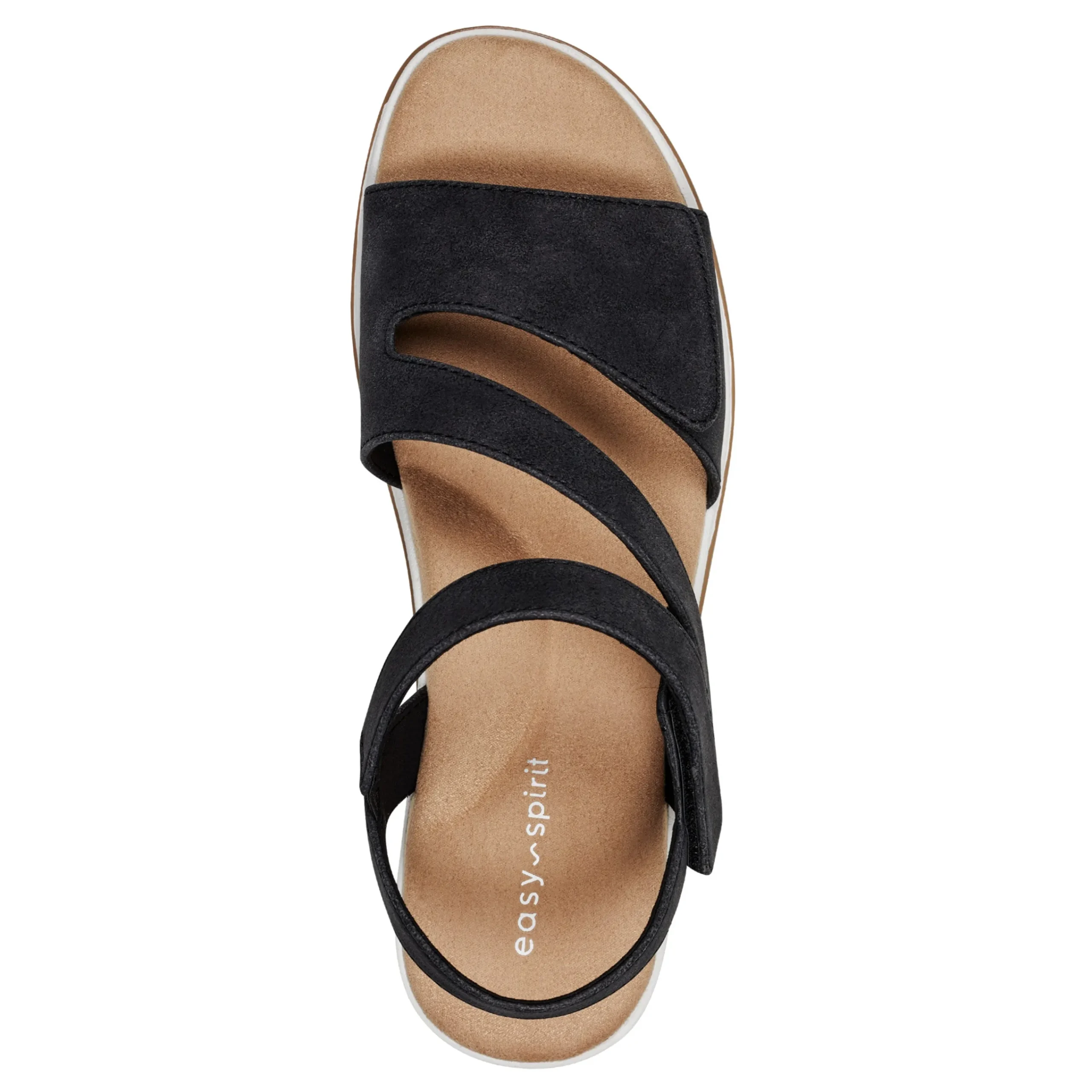 Best Easy Spirit Shirley Platform Wedge Sandals Black