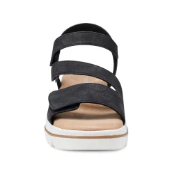 Best Easy Spirit Shirley Platform Wedge Sandals Black