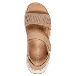 Easy Spirit Sway Casual Platform Sandals Natural