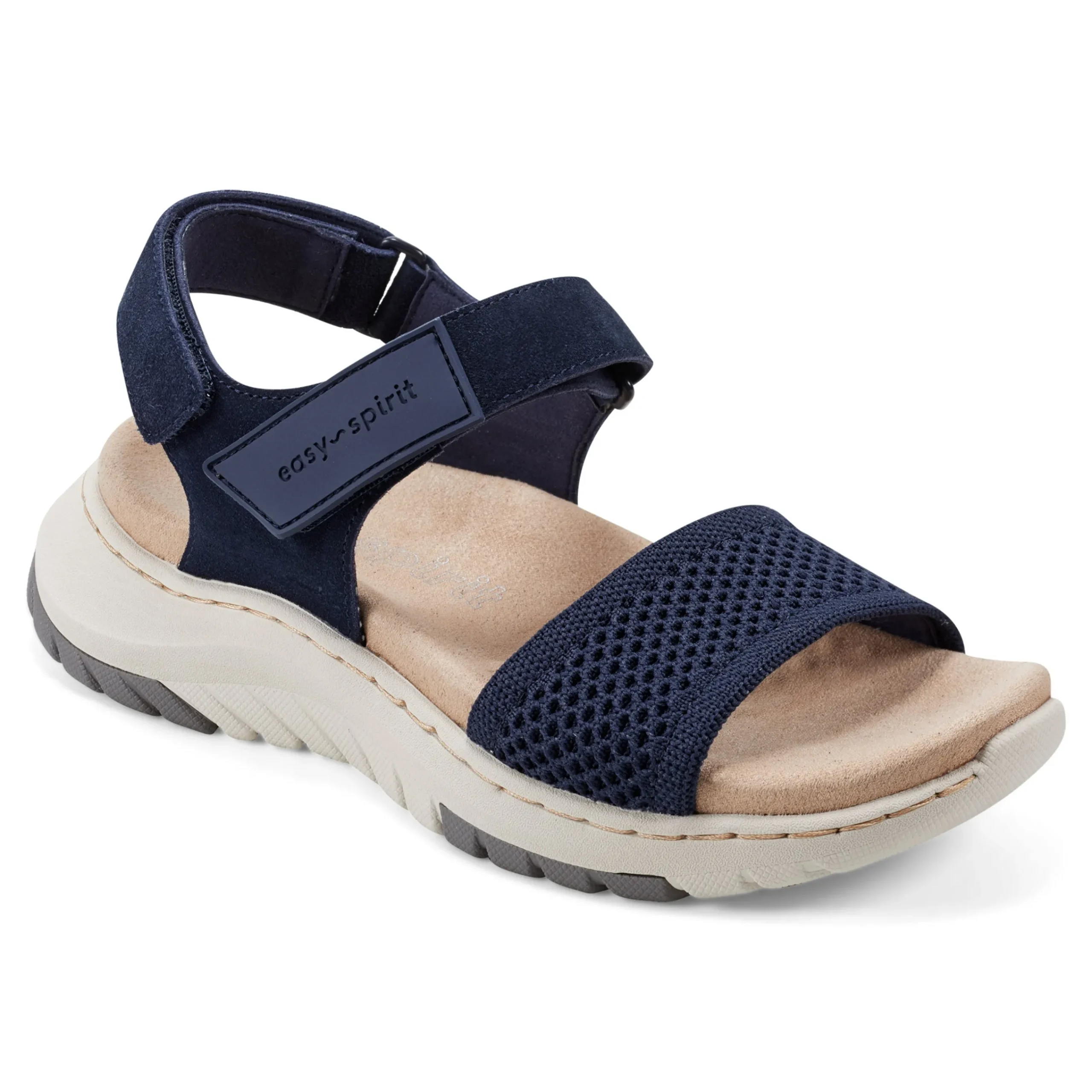 Clearance Easy Spirit Sway Casual Platform Sandals Navy