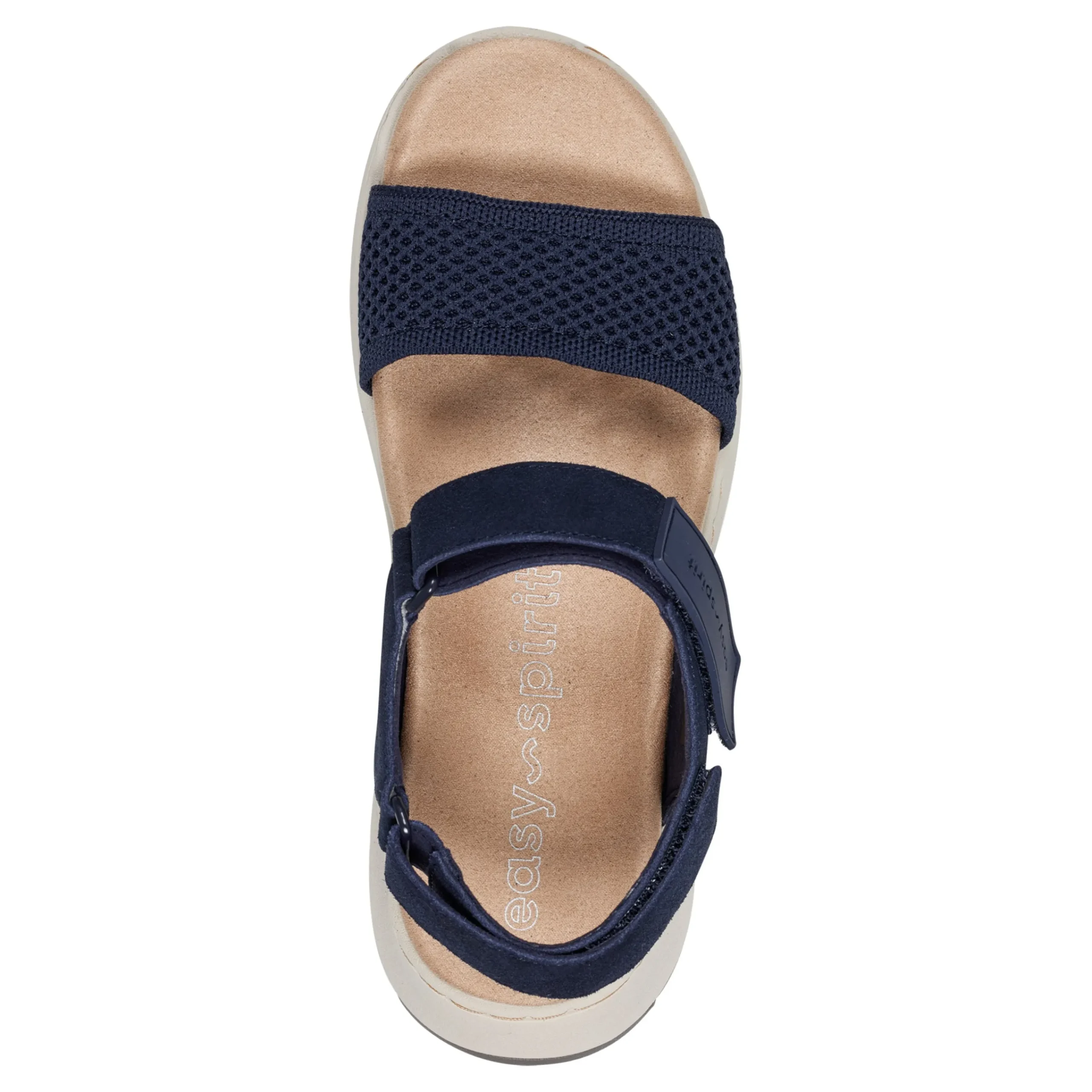 Clearance Easy Spirit Sway Casual Platform Sandals Navy