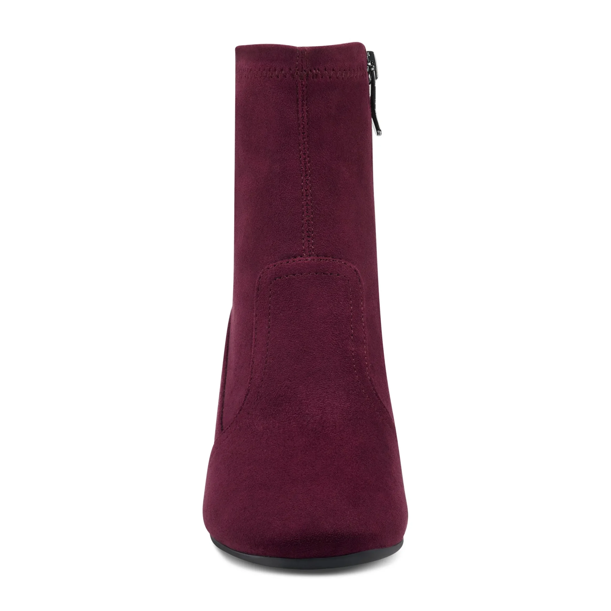 Outlet Easy Spirit Tami Heeled Booties WineSuede