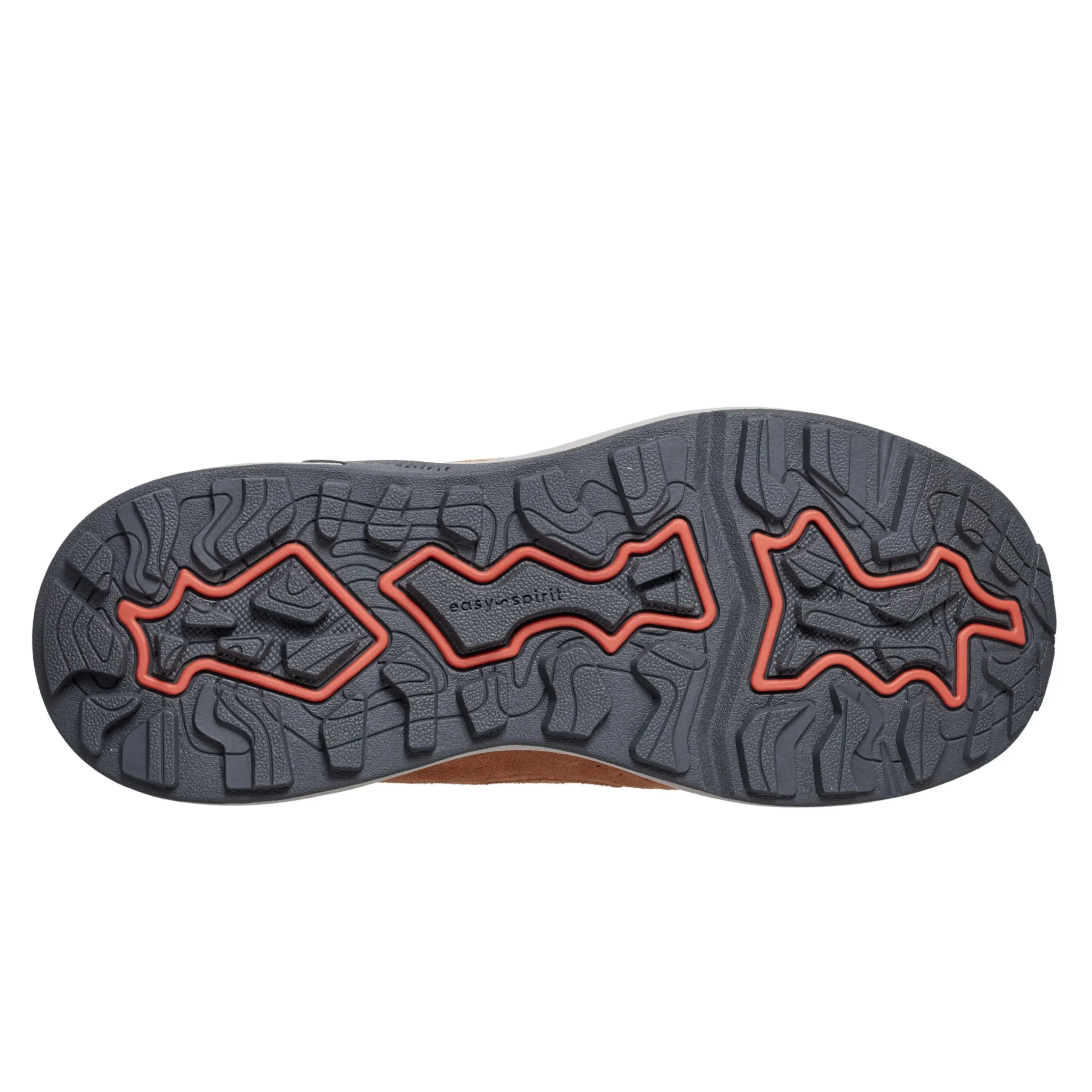 Easy Spirit Tayten Front Zip Walking Shoes BrownSuede