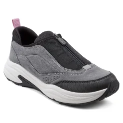 Outlet Easy Spirit Tayten Front Zip Walking Shoes GreySuede