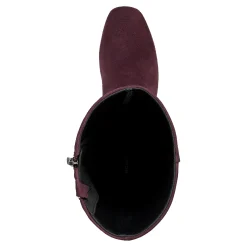 Best Easy Spirit Tony Heeled Boots BurgundySuede