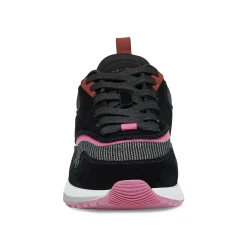 Hot Easy Spirit Topa Lace Up Sneakers BlackSuede