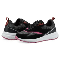 Hot Easy Spirit Topa Lace Up Sneakers BlackSuede
