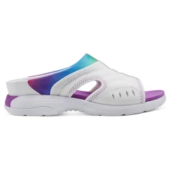 Easy Spirit Traciee Slip On Sandals White/Rainbow