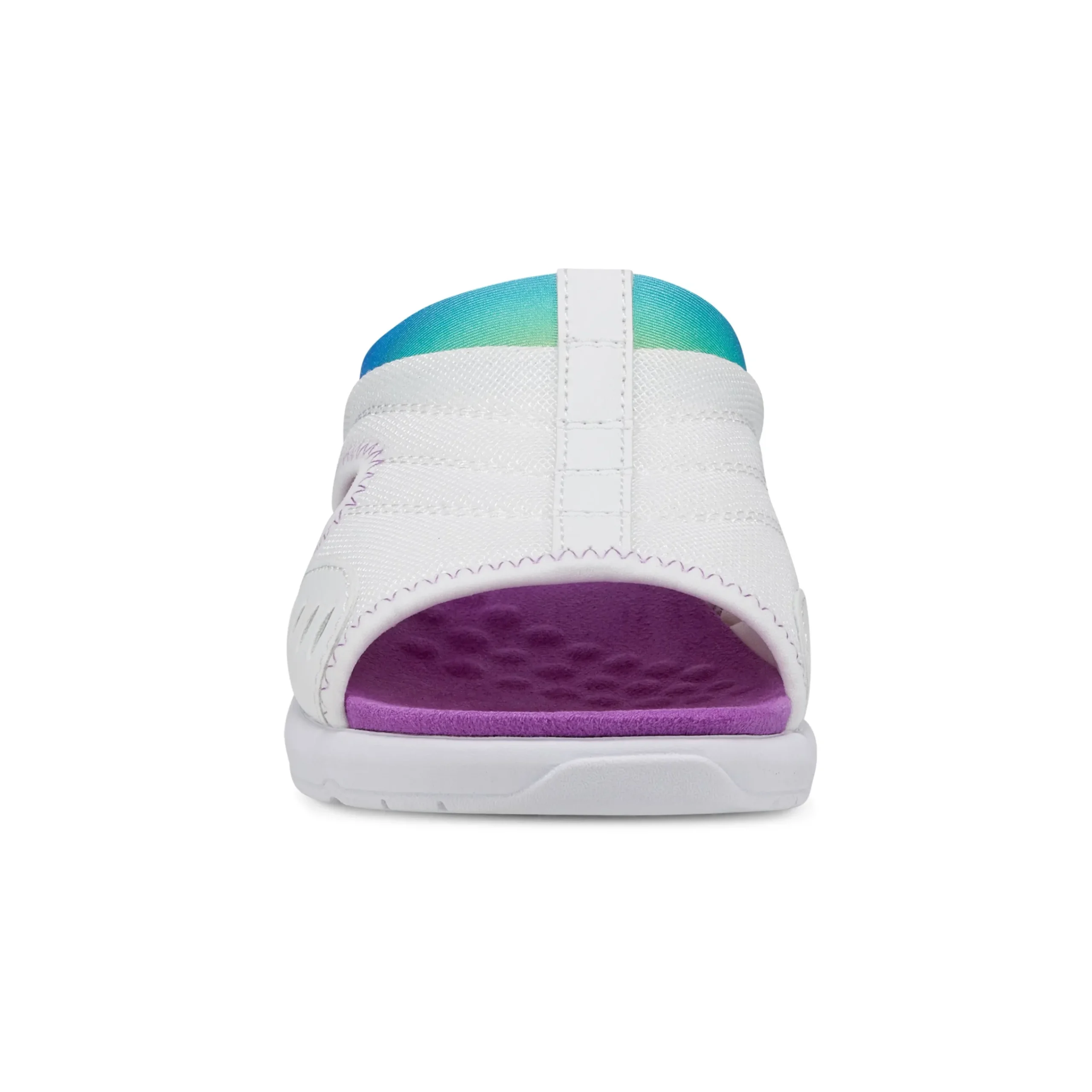 Easy Spirit Traciee Slip On Sandals White/Rainbow