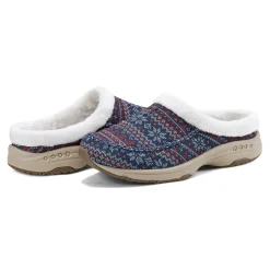 Sale Easy Spirit Travelfurr Clogs BlueFairIsle