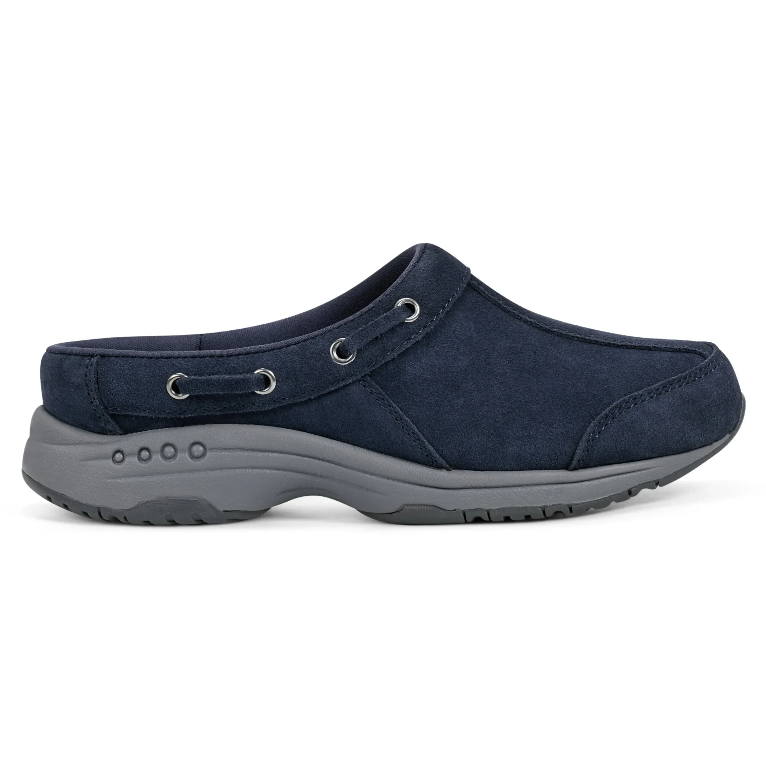 Discount Easy Spirit Travelport Clogs DarkBlueSuede