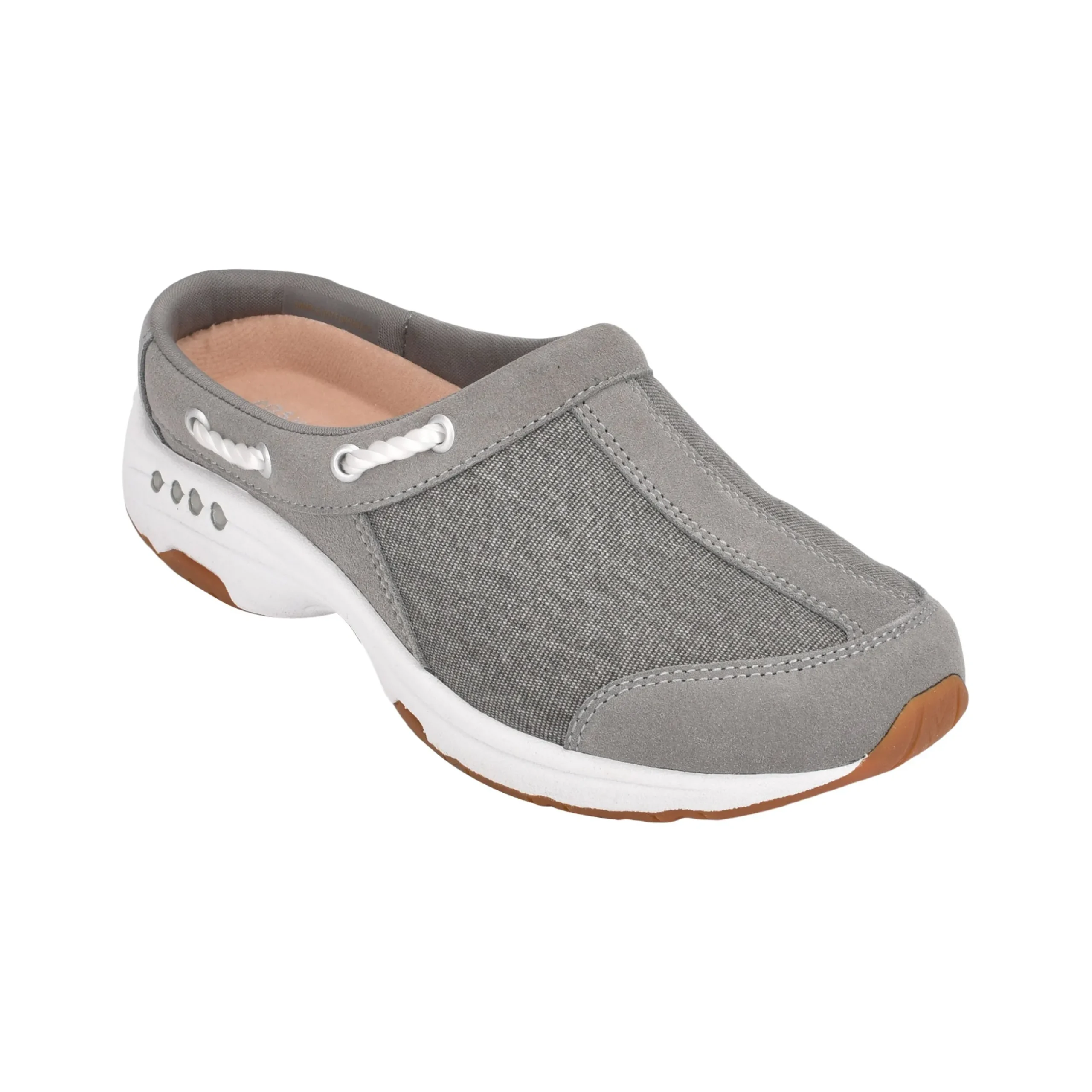 New Easy Spirit Travelport Clogs GreySuede
