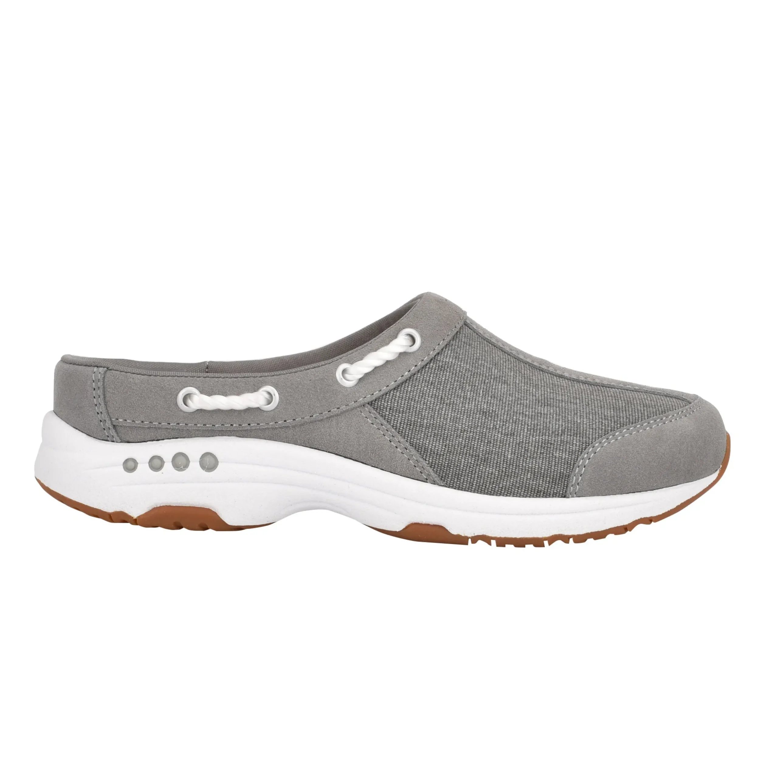 New Easy Spirit Travelport Clogs GreySuede