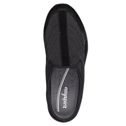 Online Easy Spirit Traveltime Classic Clogs Black/DarkGreySuede