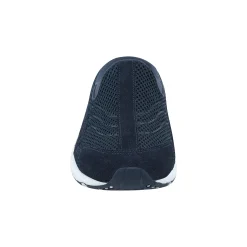 Outlet Easy Spirit Traveltime Classic Clogs NavySuedeMesh