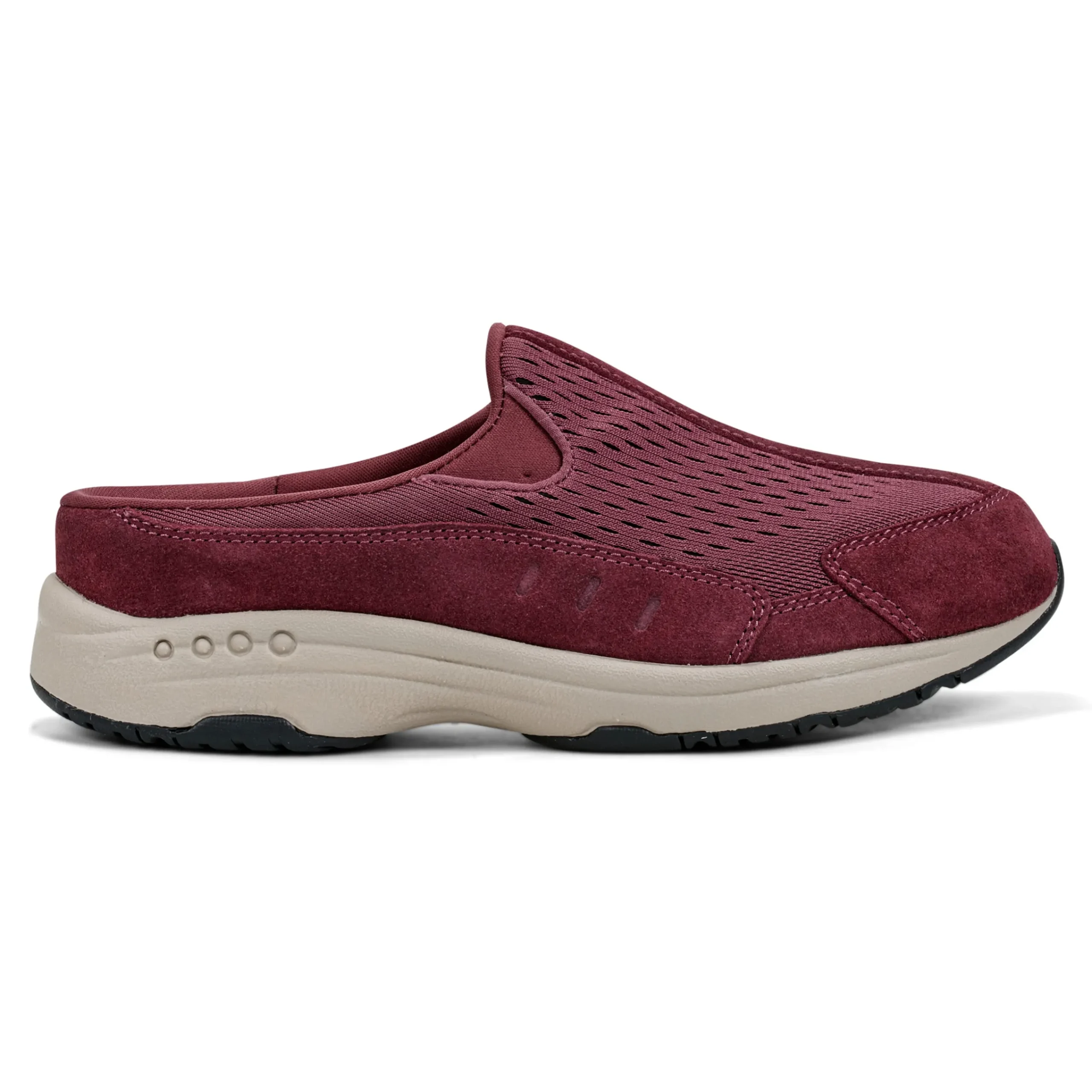 Clearance Easy Spirit Traveltime Clogs RedSuede