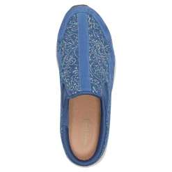 Hot Easy Spirit Traveltime Clogs Denim/Gold