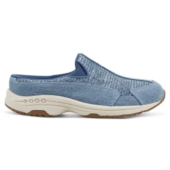 Easy Spirit Traveltime Clogs DenimRaffia