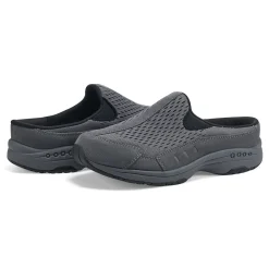 Discount Easy Spirit Traveltime Clogs DarkGreyMesh