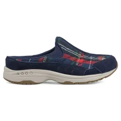 Sale Easy Spirit Traveltime Clogs NavyPlaid