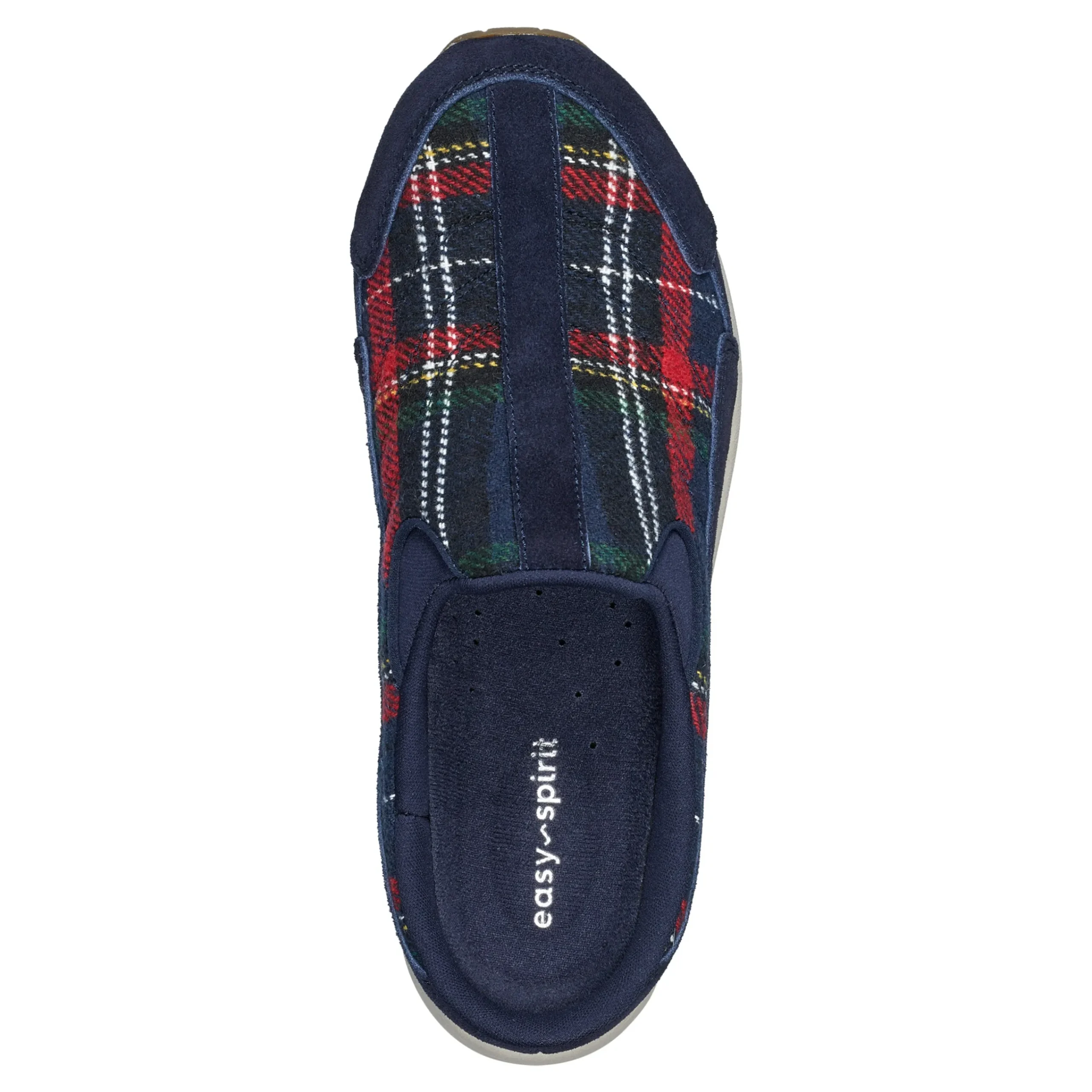 Sale Easy Spirit Traveltime Clogs NavyPlaid