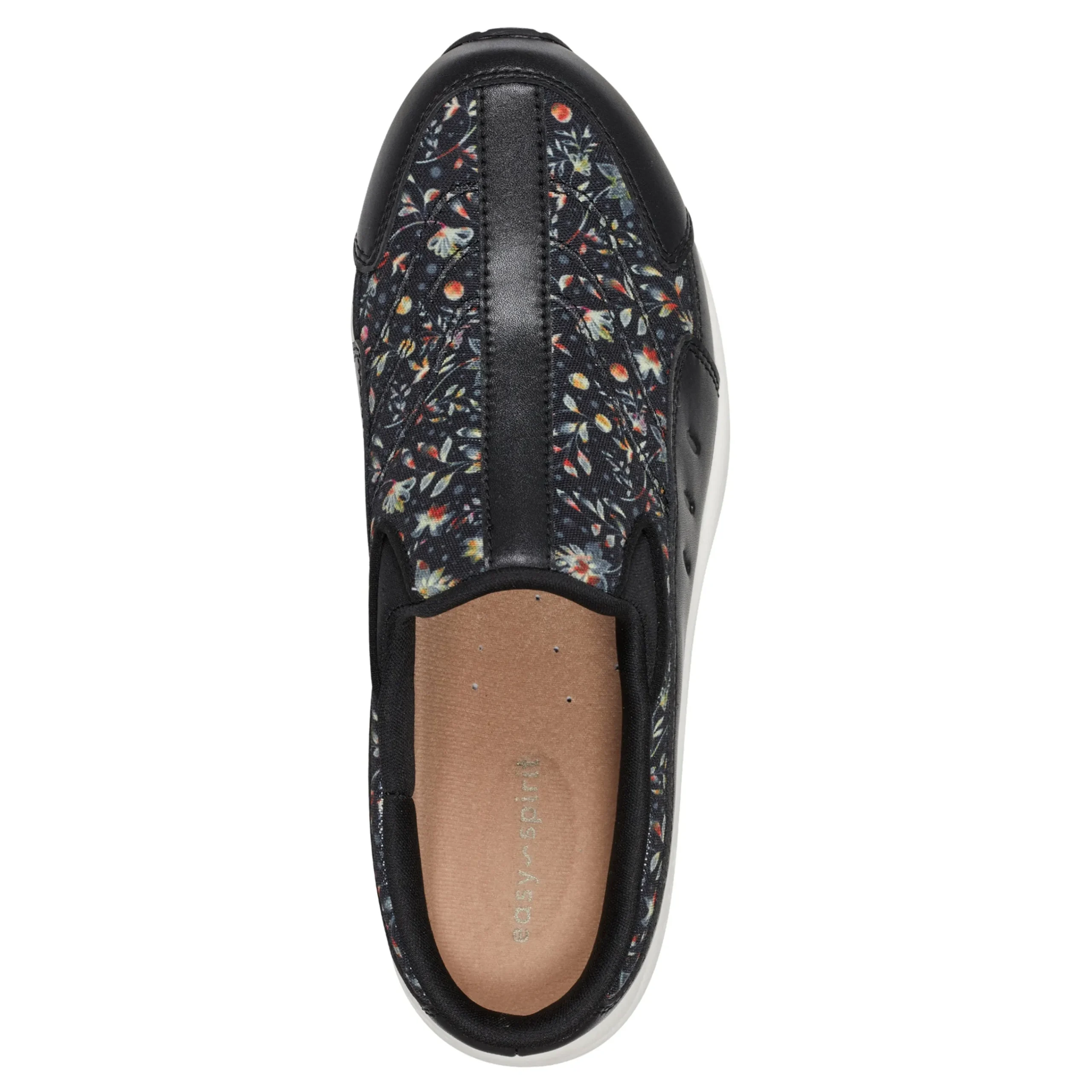 New Easy Spirit Traveltime Clogs BlackPrairieFloral