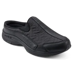 Discount Easy Spirit Traveltime Clogs BlackNylon