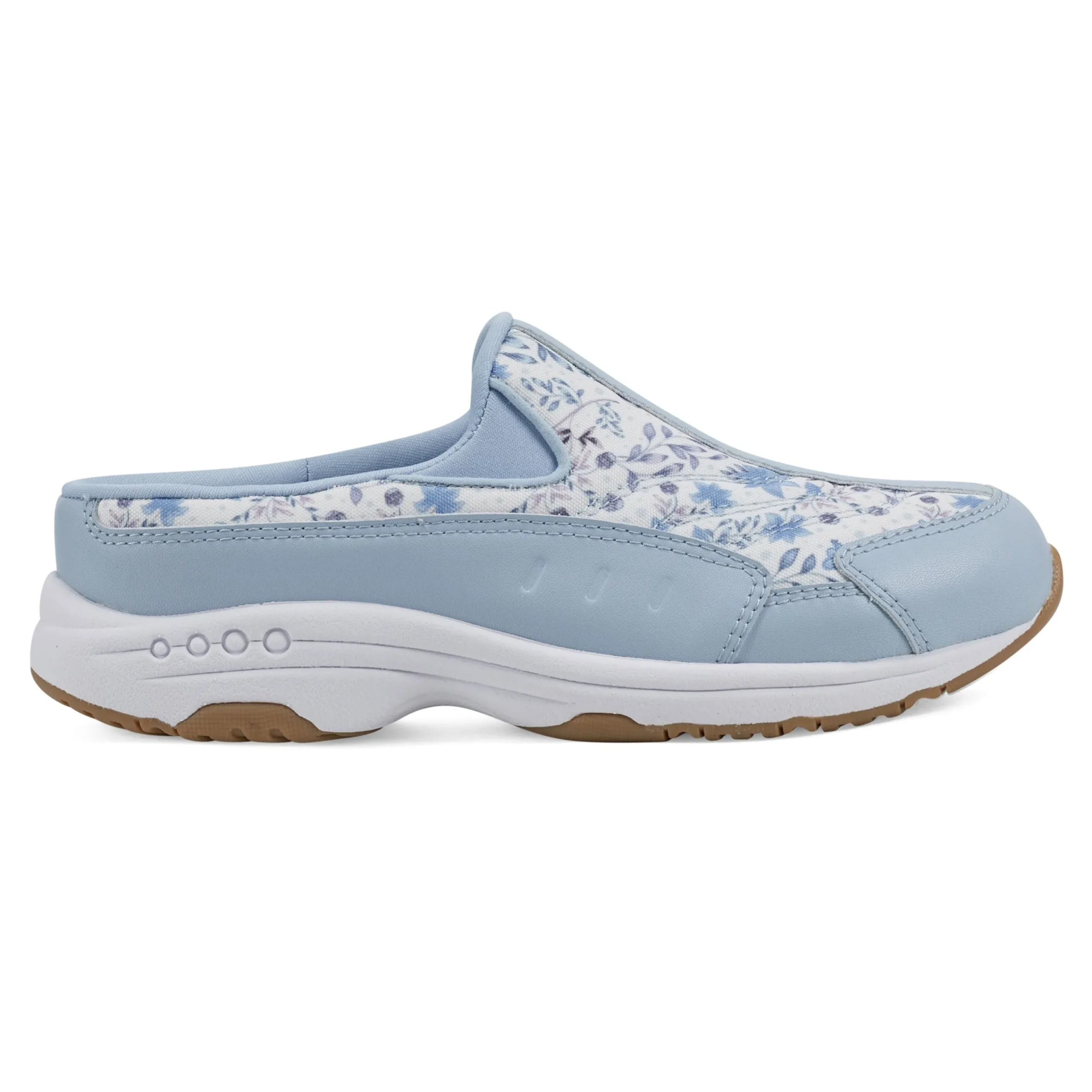 Best Easy Spirit Traveltime Clogs LightBluePrairieFloral
