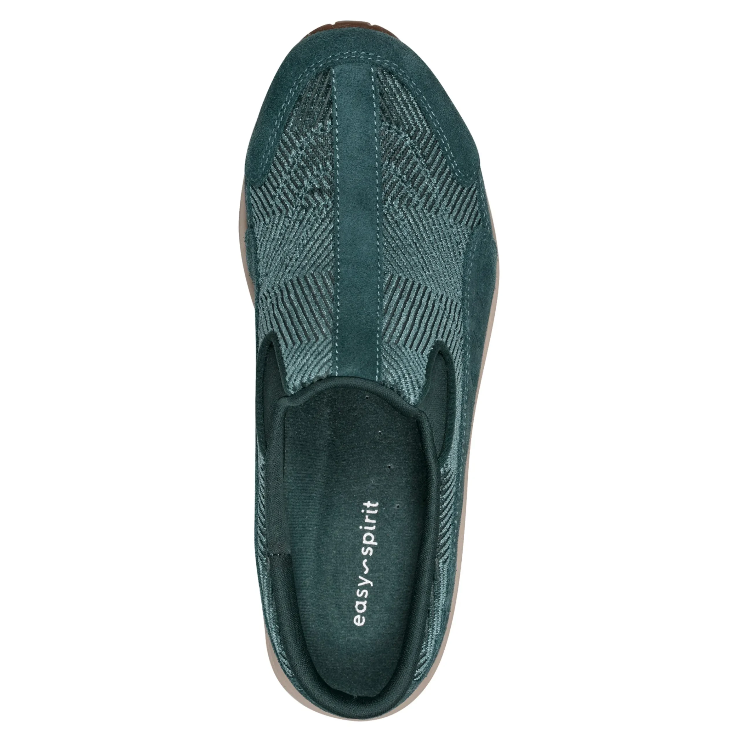 Clearance Easy Spirit Traveltime Clogs GreenVelourSuede