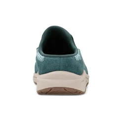 Clearance Easy Spirit Traveltime Clogs GreenVelourSuede