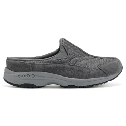 Sale Easy Spirit Traveltime Clogs GreySuede/Mesh