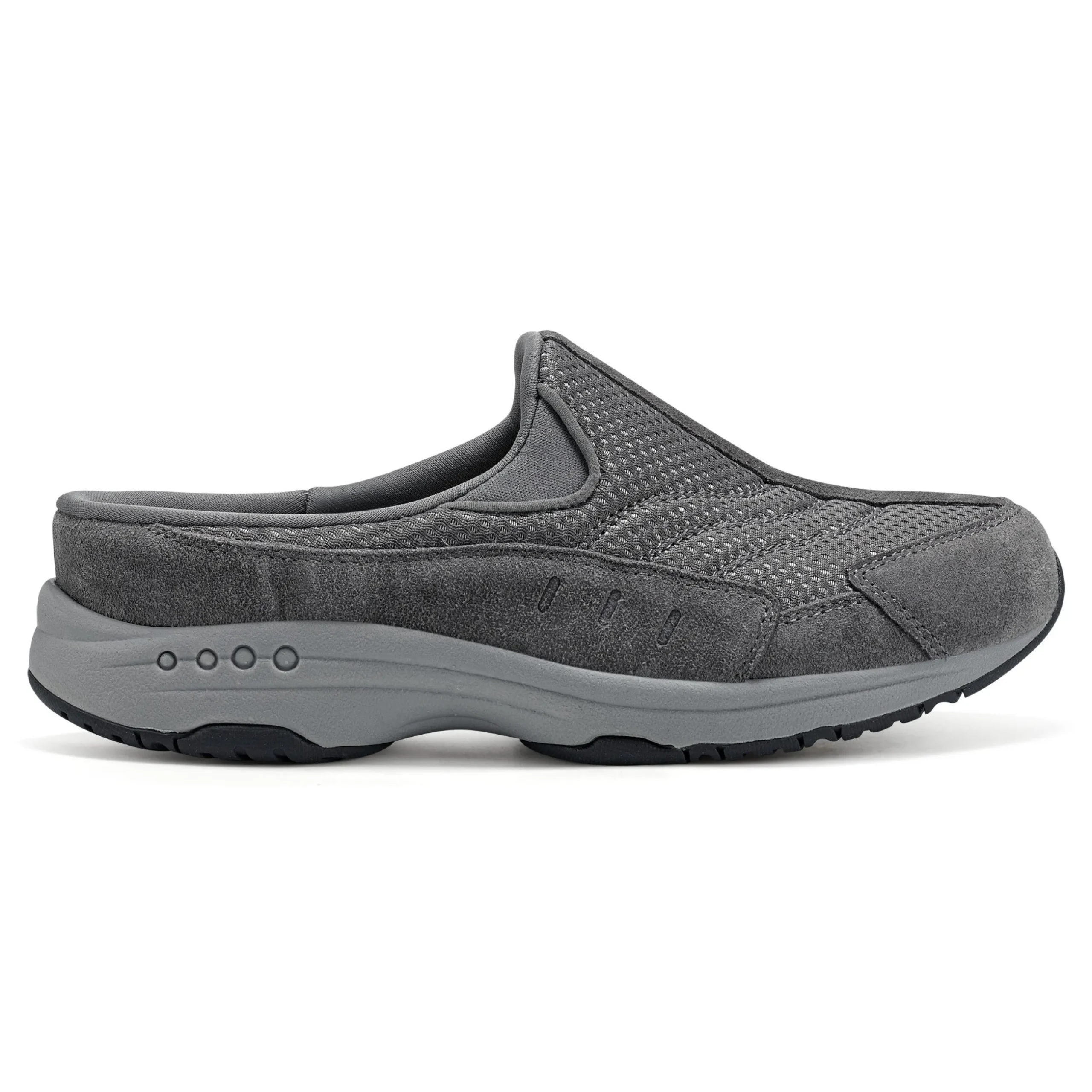 Sale Easy Spirit Traveltime Clogs GreySuede/Mesh