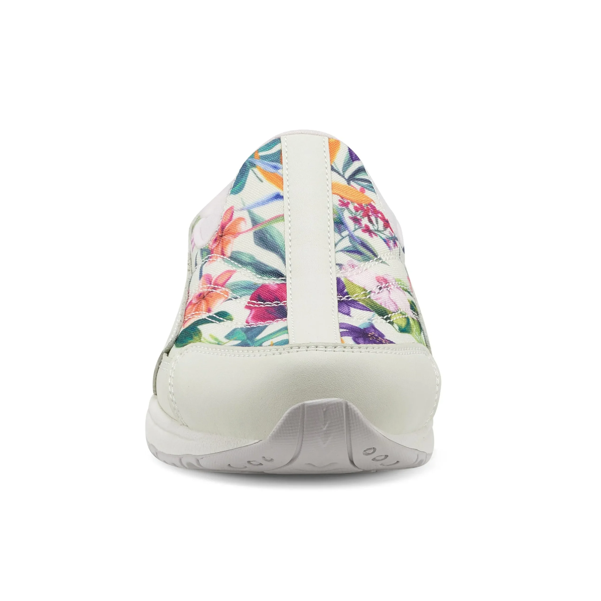 Discount Easy Spirit Traveltime Clogs IvoryPalmPrint