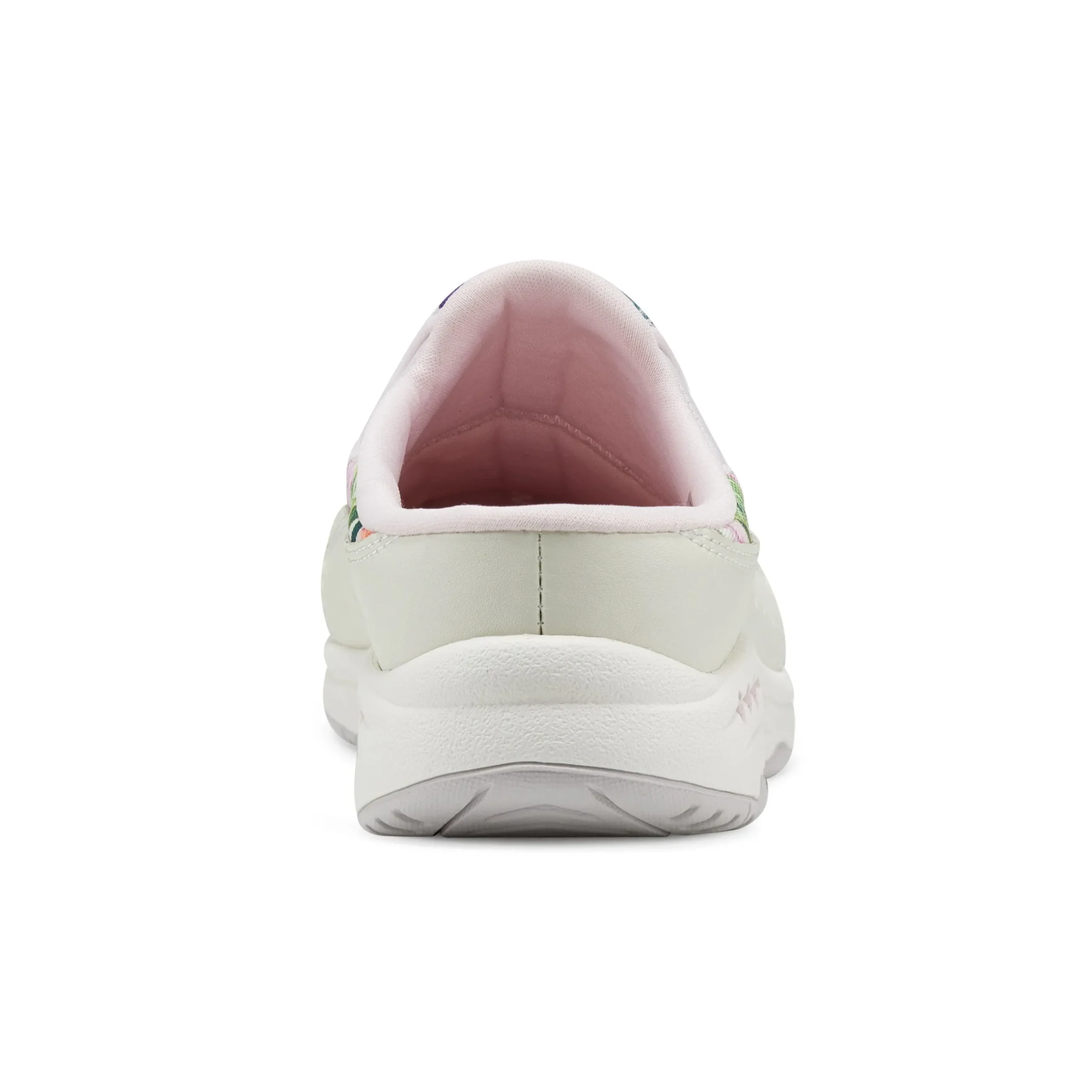 Discount Easy Spirit Traveltime Clogs IvoryPalmPrint