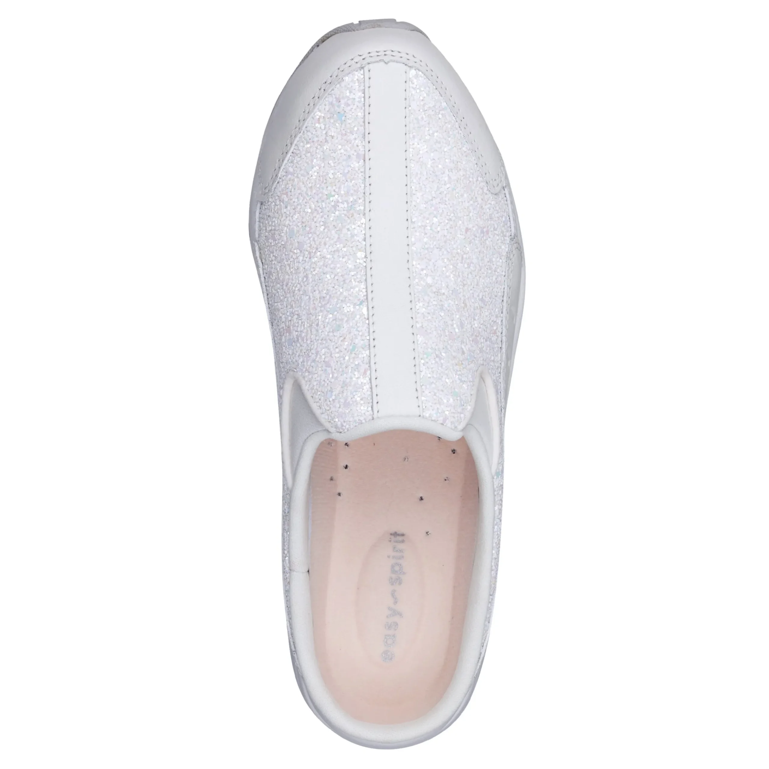 Discount Easy Spirit Traveltime Clogs WhiteSparkle