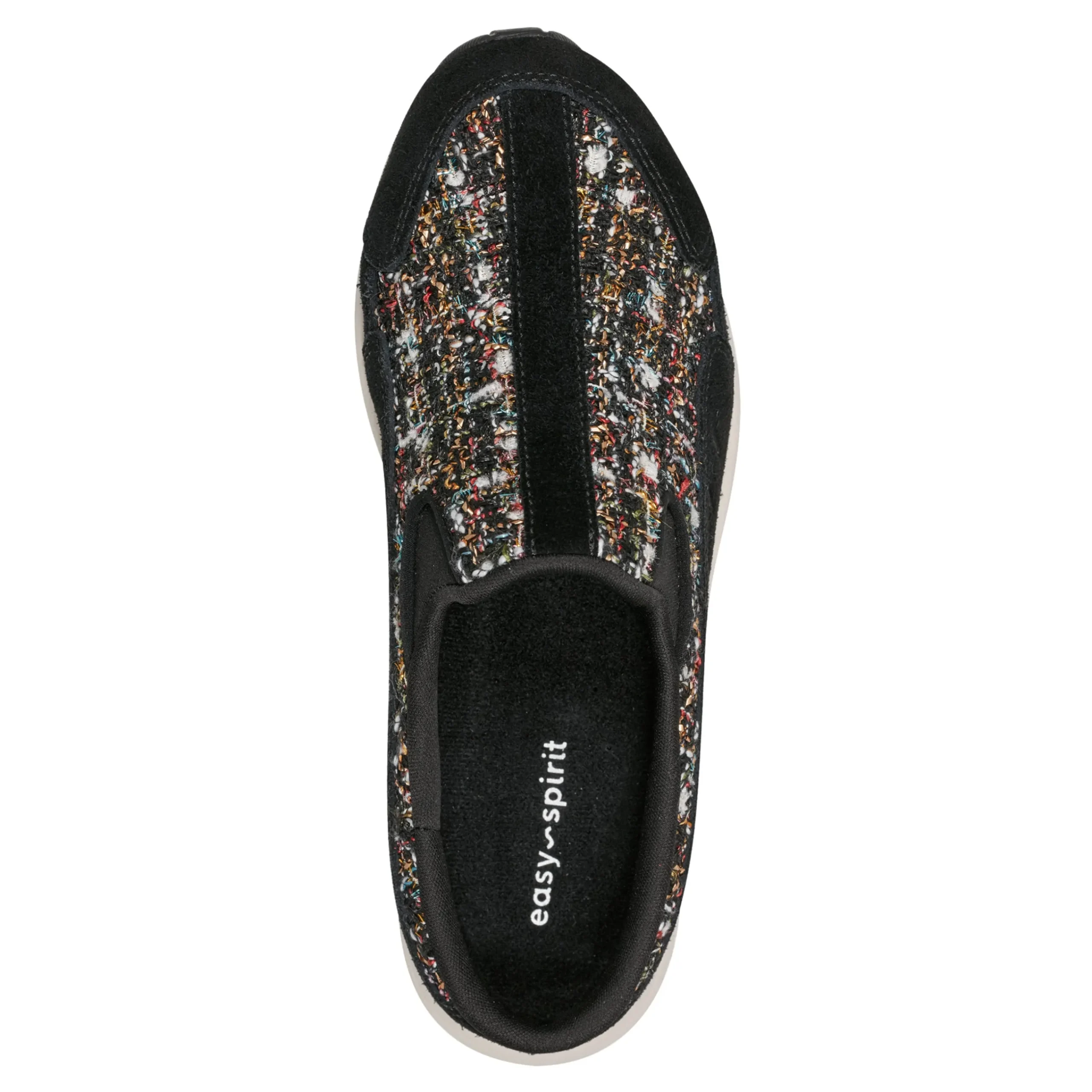 Clearance Easy Spirit Traveltime Clogs BlackBoucleMulti