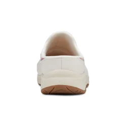 Sale Easy Spirit Traveltime Clogs WhiteFloralRaffia