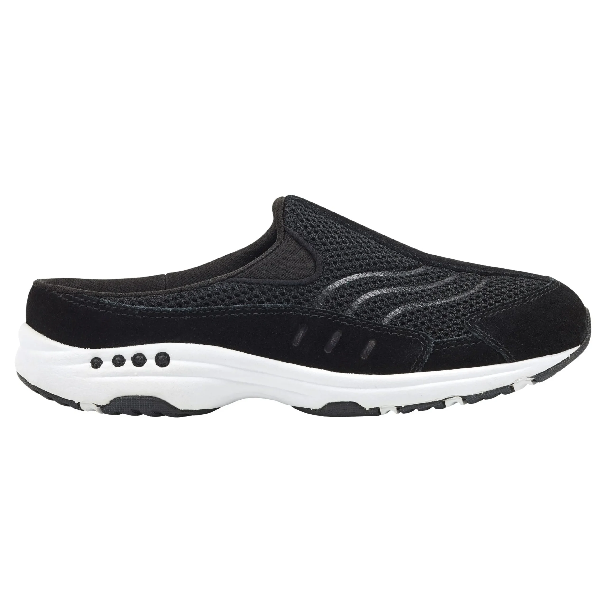 New Easy Spirit Traveltime Clogs BlackSuede