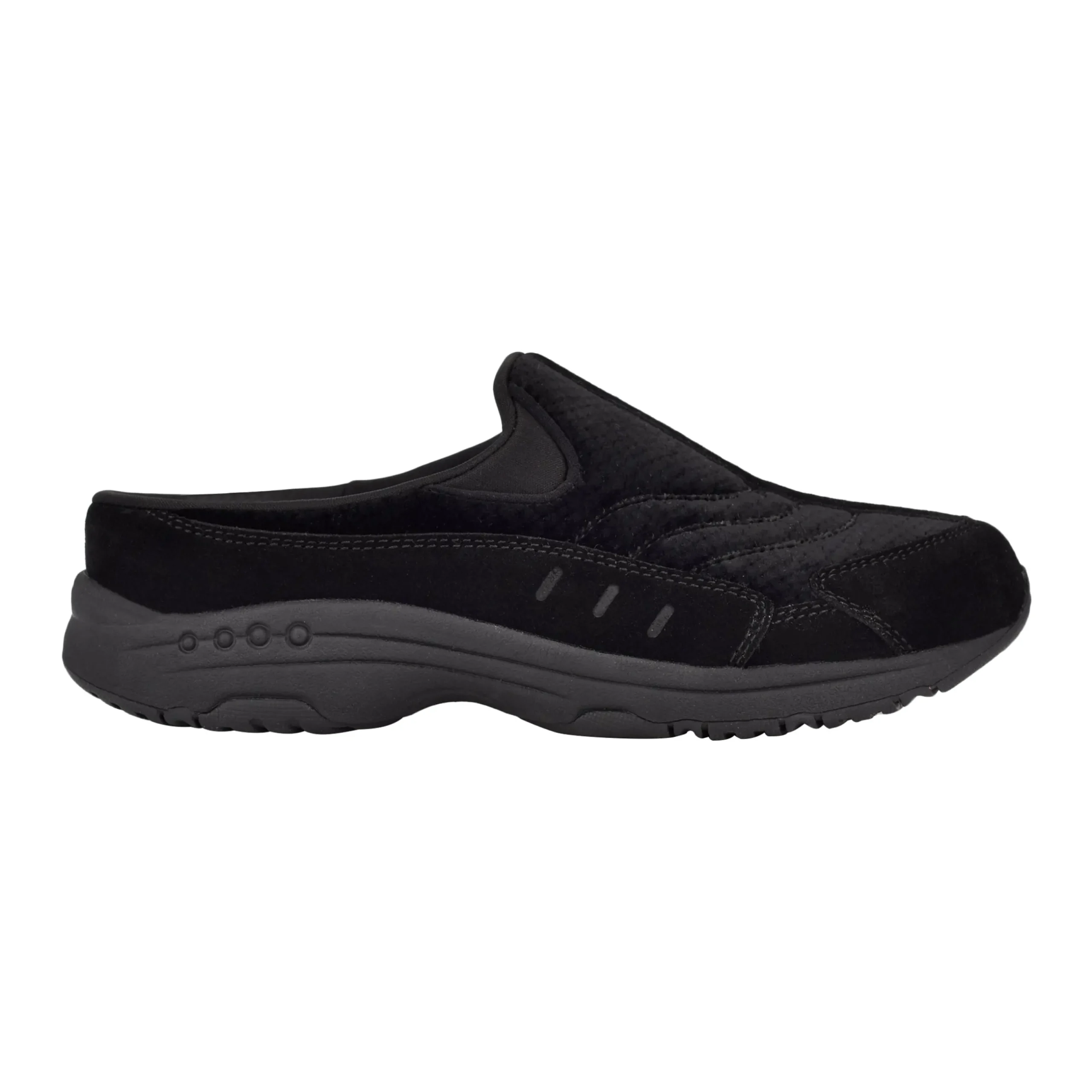 Outlet Easy Spirit Traveltime Clogs BlackVelvet