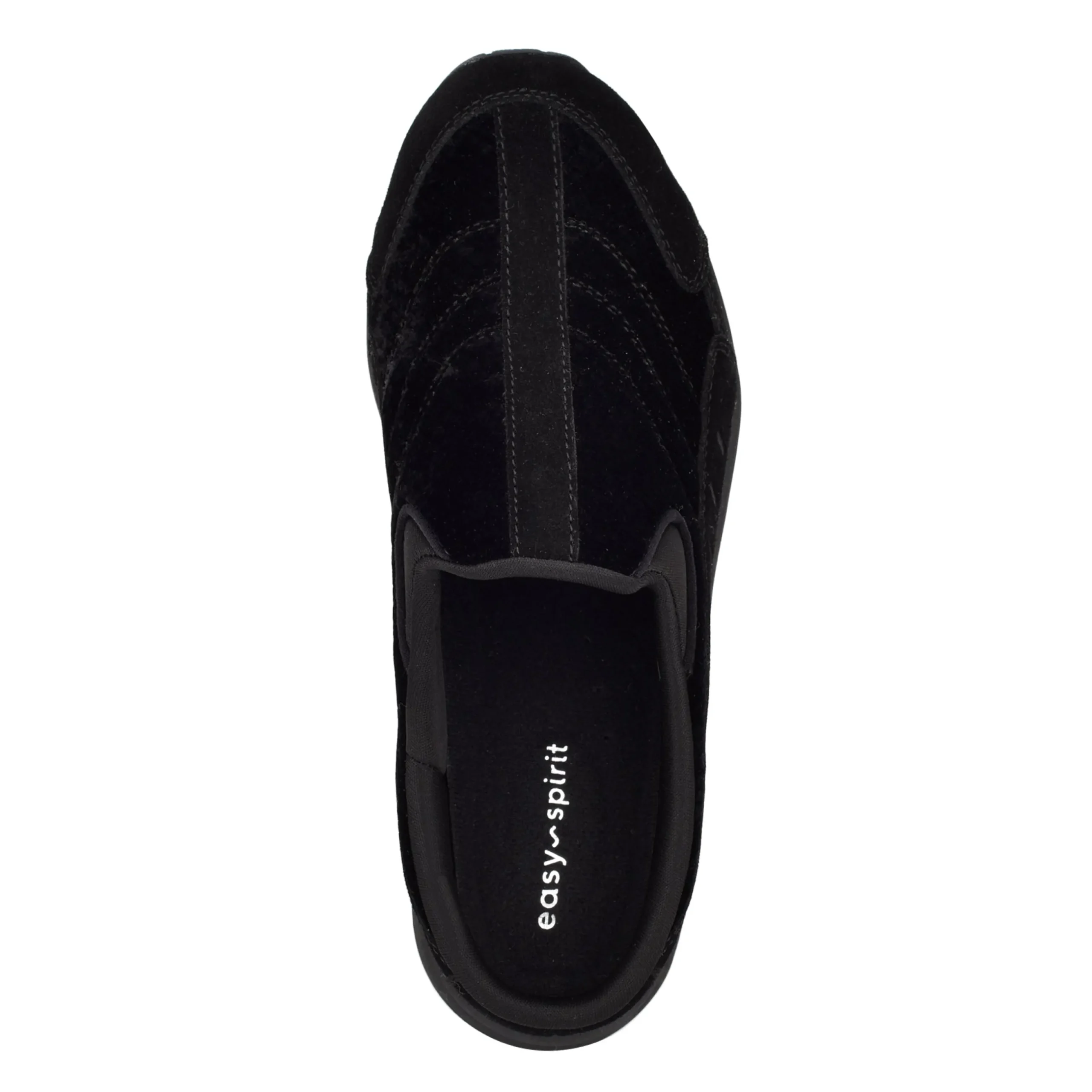 Outlet Easy Spirit Traveltime Clogs BlackVelvet