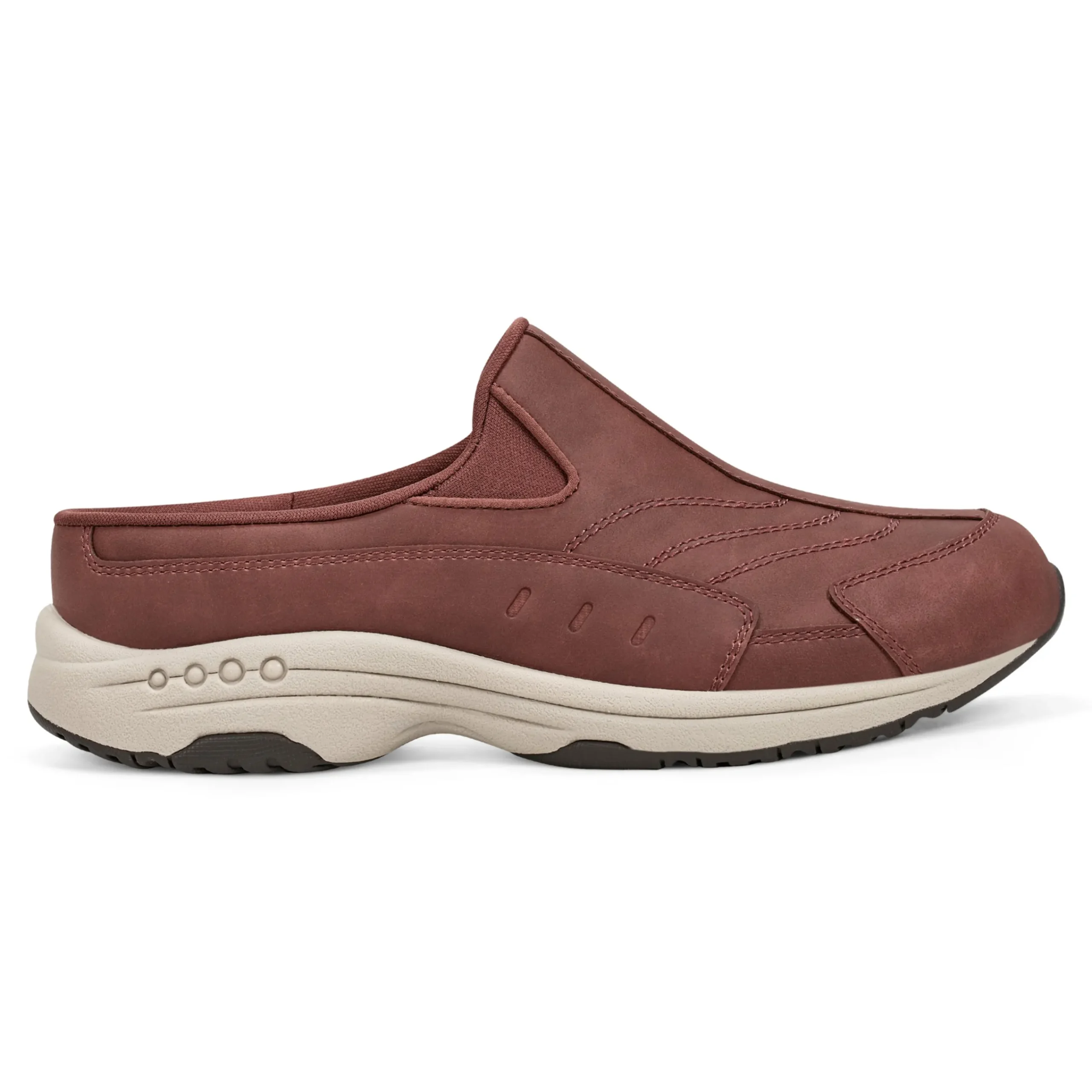 Sale Easy Spirit Traveltime Clogs DarkRed