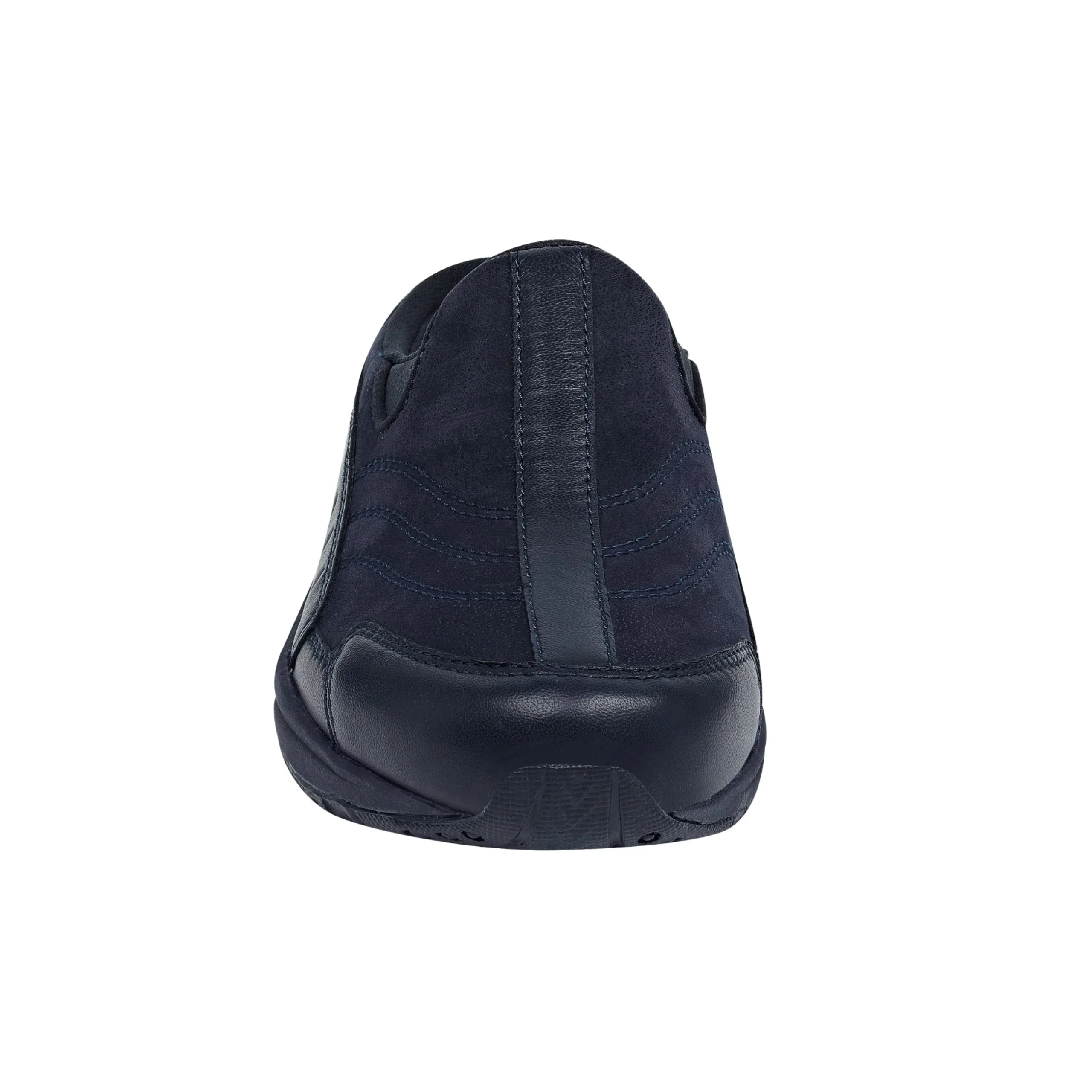 Sale Easy Spirit Traveltime Leather Clogs NavyLeather