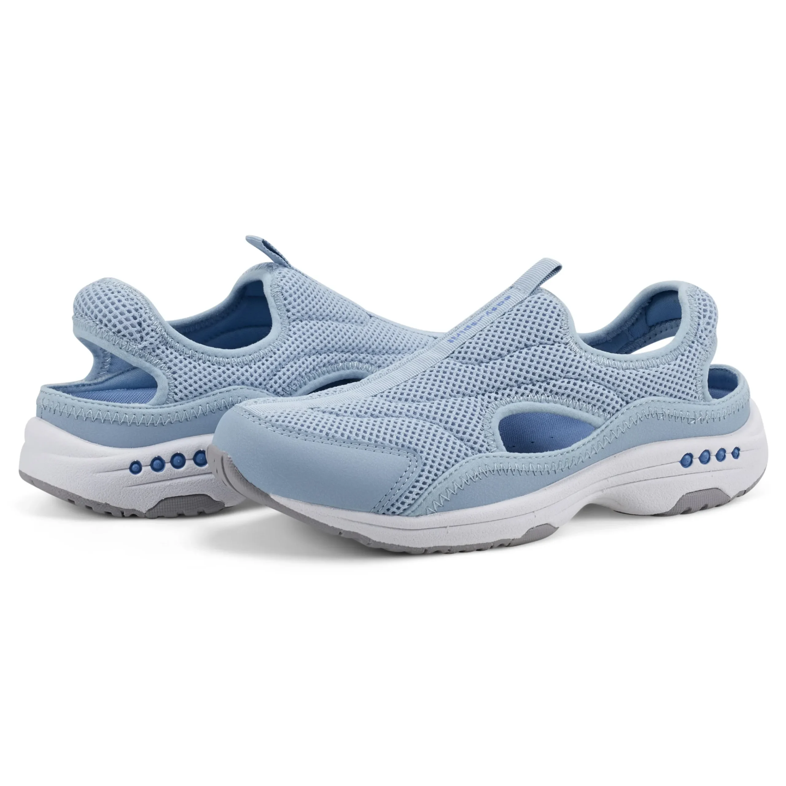 Discount Easy Spirit Trina Slip On Walking Shoes LightBlue