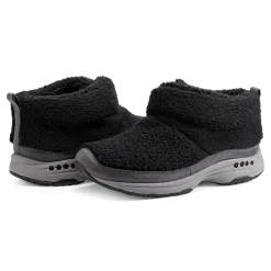 New Easy Spirit Trippin Cozy Booties Black