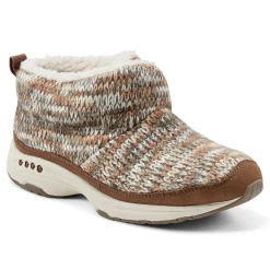 New Easy Spirit Trippin Cozy Booties BrownMulti