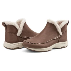 Hot Easy Spirit Tuva Cozy Booties Taupe