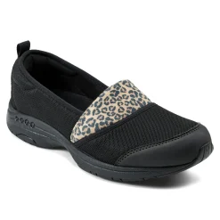 Best Easy Spirit Twist Slip On Sneakers Black/Leopard