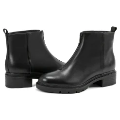 Discount Easy Spirit Vasso Casual Booties BlackLeather