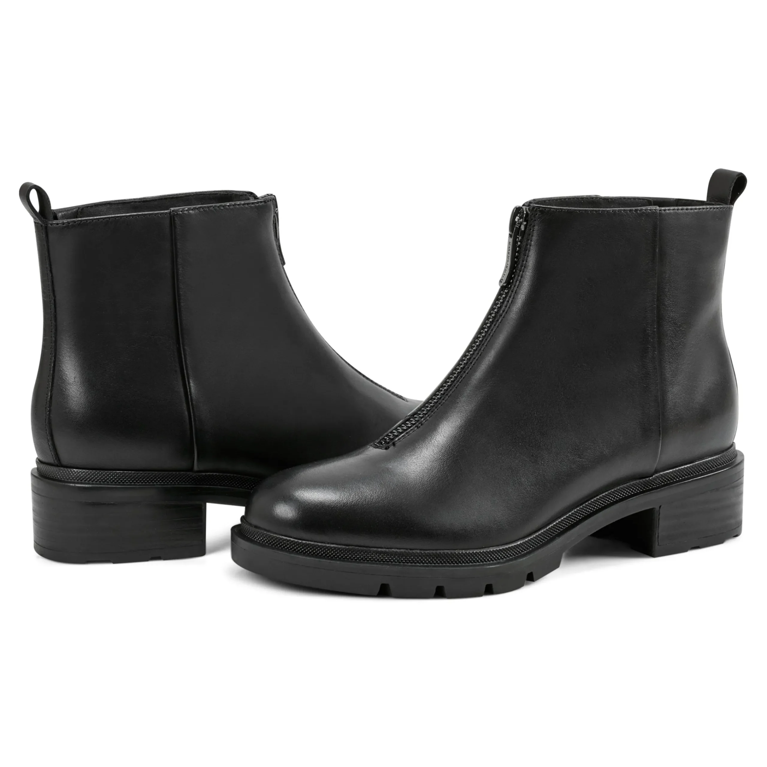 Discount Easy Spirit Vasso Casual Booties BlackLeather