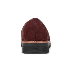 Hot Easy Spirit Velia Casual Slip On Loafers RedSuede